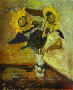 sonnenblumen Ölbilder verkaufen - Vase von Sonnenblumen 1898 Fauvismus